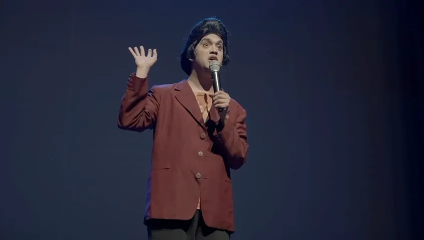 Fabián Sigot en Rápido y gracioso foto en función